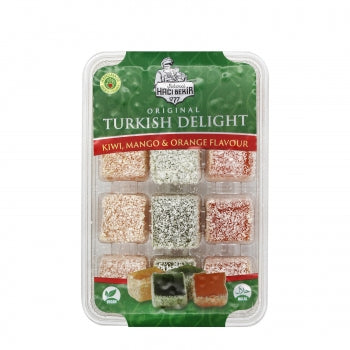 Haci Bek. Mango Kiwi Orange Turkish Delight 180g