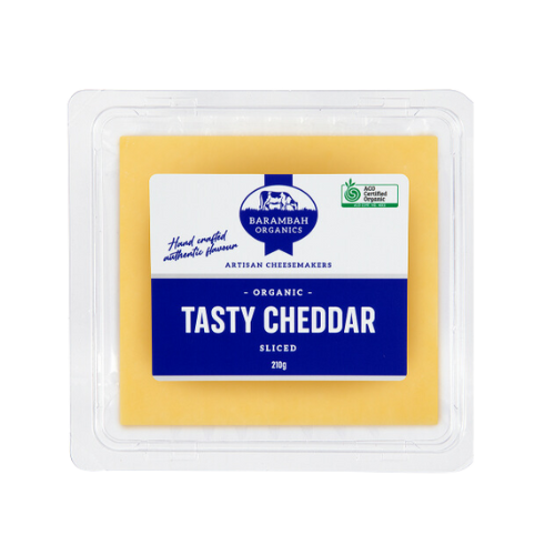 Barambah Sliced Cheddar 210g