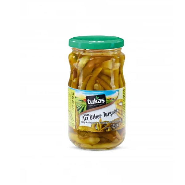 Tukas Hot Pepper Pickles 335g