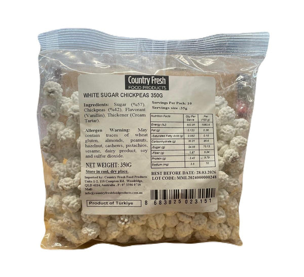 CF White Sugar Chickpeas 350g